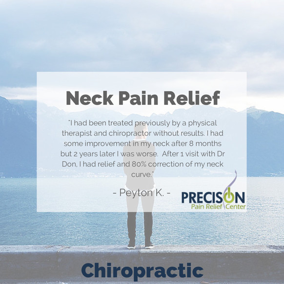 Neck Pain Relief Neck Pain Relief